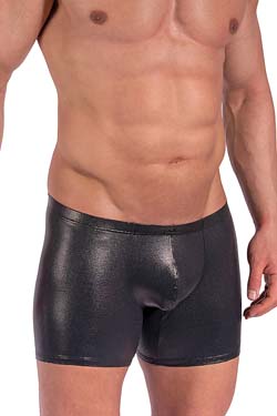 MANSTORE Hip Boxer M2369 Schwarz Leder-Optik