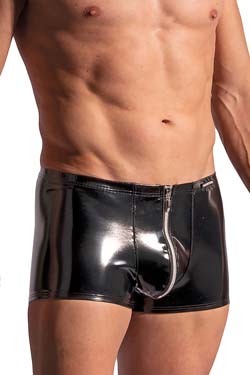 MANSTORE Lack Zipped Pants M2225 Schwarz