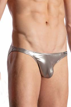 MANSTORE Low Rise Brief M2117 Platin Badetauglich