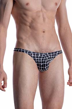 MANSTORE M800 Low Rise Brief Wei/Schwarz