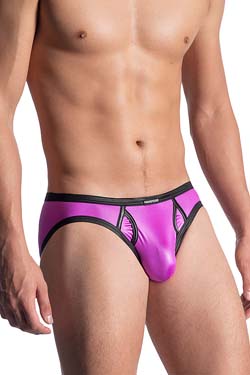 MANSTORE M816 Retro Brief Magenta-Schwarz