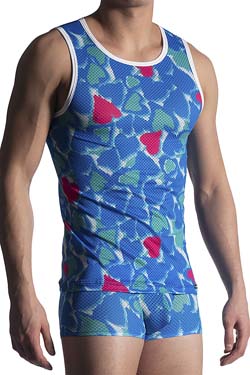 Herren Unterhemd MANSTORE M903 Slim Tank Hippie