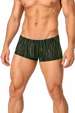 MANSTORE Micro Pants M2615 Black/Lime
