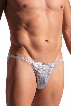 MANSTORE Micro Tanga M2227 Silver