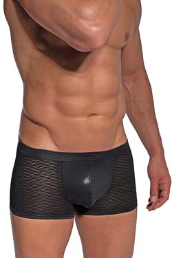 MANSTORE String Pants M2483 Wetlook-Schwarz