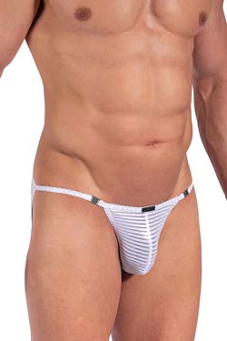 MANSTORE Stripper GoGo Tanga M2375 Silver