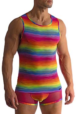MANSTORE Tank Top M2411 Rainbow