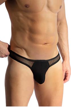 MANSTORE Tower String M2424 Schwarz Mesh