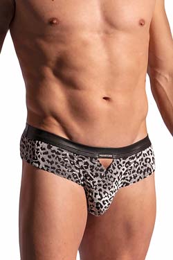 MANSTORE Triangle Brief M2235 Silber-Schwarz