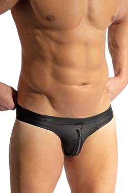 MANSTORE Zipped Brief M2469 Mattlook-Schwarz