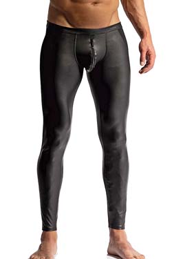 MANSTORE Zipped Long Johns M2419 Schwarz