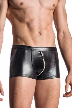 MANSTORE Zipped Pants M107 in Lack, Latex Optik