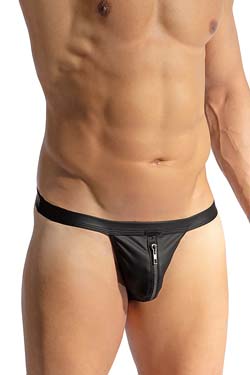 MANSTORE Zipped String M2469 Mattlook-Schwarz