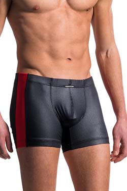 MANstore Hip Boxer M604 Schwarz-Rot