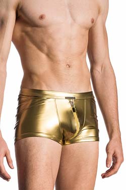 MANstore Lack Zipped Pants M420 Gold