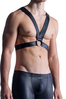 MANstore M510 Black Harness Leder-Optik