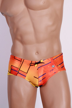 MUNDO UNICO Badehose Playa Fire