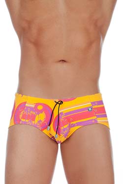 MUNDO UNICO Badehose Playa Yellow