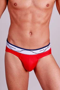 MUNDO UNICO Badehose Rot