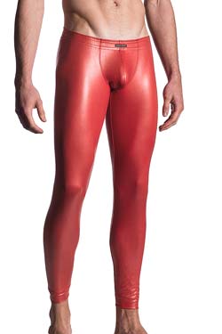 Manstore Tight Leggings M510 Tabasco Leder-Optik