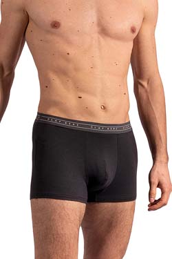 Olaf Benz Boxer Pants RED1010 Doppelpack Schwarz/Wei�
