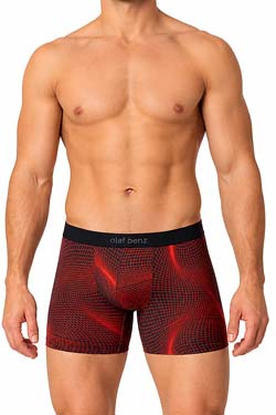 Olaf Benz Boxerpants RED2612 Red Print
