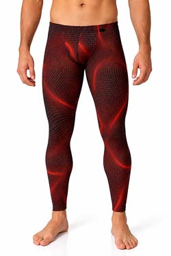 Olaf Benz Long Johns RED2612 Red Print