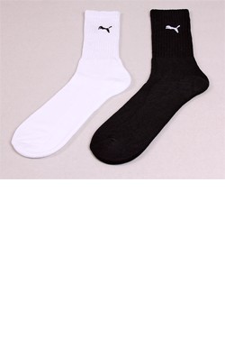 PUMA Sport Socken Unisex 3 Paar - schwarz/wei