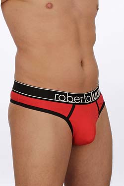 Roberto LUCCA String-Slip Rot-Schwarz