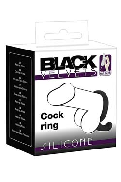 Silikon Cock Ring mit Perineum-Stimulator