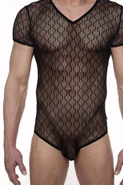 Spitzenjunge Body Nuoro Neo Schwarz