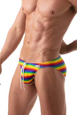 TOF Paris Badehose CSD Rainbow