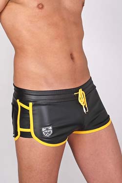 TOF Paris Cruise Delux Shorts Schwarz-Gelb