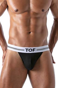 TOF Paris French String Thong Schwarz