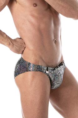 TOF Paris Splendid Mini Badehose BikiniSlip Silver