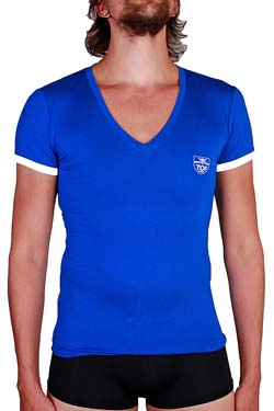 TOF Paris T-shirt Hello Royal Blau