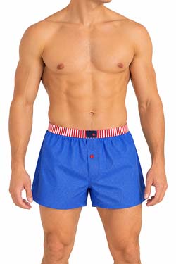 UnaBux Boxershorts Blue Point